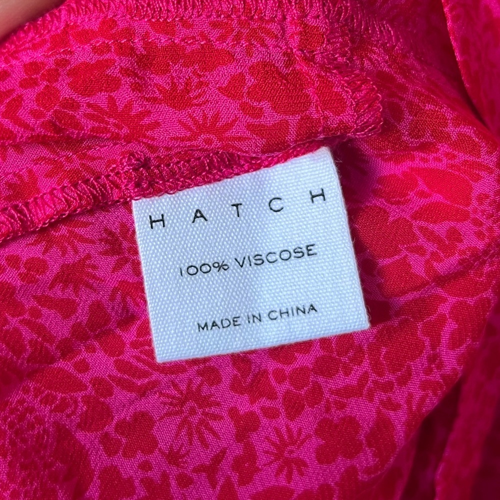 NWT Hatch The Cosette in Samba Print,  Pink Maxi Ruffle Dress, Sz 1 Small - Picture 10 of 11
